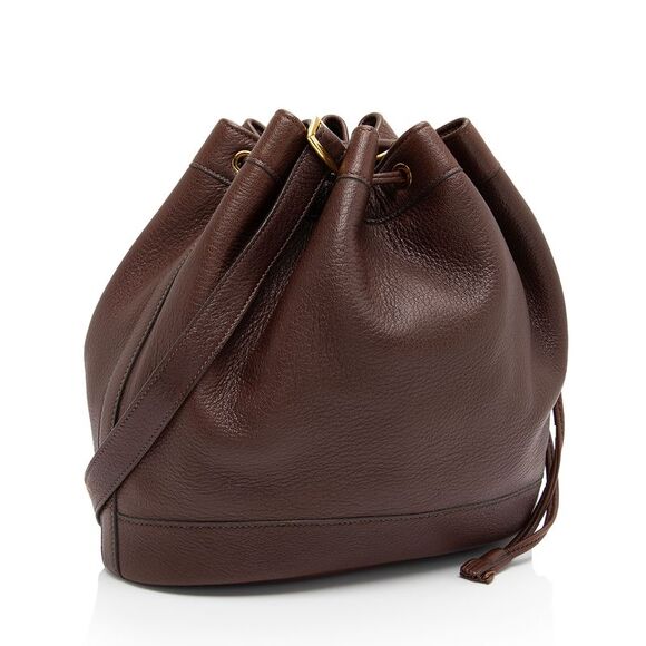 Hermes Vintage Evergrain Market 28 Drawstring Bag - Picture 2 of 15